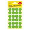 Etikett AVERY 3597 öntapadó jelölőpont zöld 18mm 96 jelölőpont/csomag