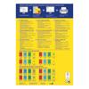 Etikett AVERY 3470 210x297 mm piros univerzális 100 címke/doboz 100 ív/doboz