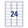 Etikett AVERY L6141-20 63,5x33,9 mm háromször erősebb tapadás 480 címke/doboz 20 ív/doboz