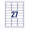 Etikett AVERY L4737REV-25 63,5x29,6mm univerzális visszaszedhető 810 címke/doboz 30 ív/doboz
