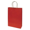 Dísztasak CREATIVE Classic Simple XL 31x42x11 cm kraft egyszínű piros sodort füles