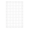 Etikett AVERY 3145 jelölőpont 12mm fehér 270 darabos
