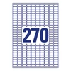 Etikett AVERY L4730REV-25 17,8x10mm visszaszedhető 6750 címke/doboz 25 ív/doboz