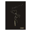 Füzet sima STREET A/5 54 lapos Black&Gold