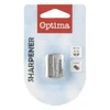 Hegyező OPTIMA fém 1 lyukú 1db/bliszter