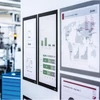 Infokeret DURABLE Duraframe A/3 fém felületre mágneses fekete 5 darabos