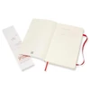 Notesz vonalas MOLESKINE QP616F2 "L" puhafedeles skarlát piros