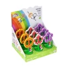 Olló iskolai display FIORELLO GR-1509 virágos fogó rész kerekített 15cm 9 darabos