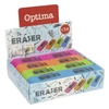 Radír OPTIMA neon 24 darabos