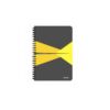 Spirálfüzet LEITZ Office A/5 PP borítóval 90 lapos vonalas sárga