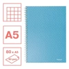Spirálfüzet kockás ESSELTE A/5 80 lapos Colour Breeze kék
