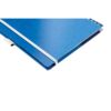 Spirálfüzet LEITZ Wow Active A/4 80 lapos kockás kék