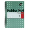 Spirálfüzet kockás PUKKA PAD A/4 200 lapos Metallic türkiz