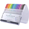 Szövegkiemelő készlet kétvégű ZEBRA Mildliner Cool&Refined, Fluorescent, Warm 1,4-4,0 mm 15 darabos