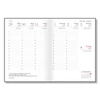 Tanári zsebkönyv PD CALENDAR műbőr A/5 heti barna 2025-2026