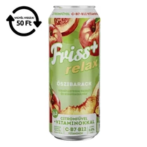 Alkoholmentes sör BORSODI Friss barack 0,0% 500 ml DRS