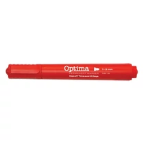 Alkoholos marker OPTIMA kerek piros