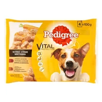 Állateledel alutasakos PEDIGREE kutyáknak 4-pack marha-bárány pulyka-répa válogatás 4x100 g Állateledel alutasakos PEDIGREE kutyáknak 4-pack marha-bárány pulyka-répa válogatás 4x100 g
