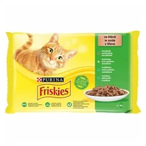 Állateledel alutasakos PURINA Friskies macskáknak marha-csirke-tonhal-tőkehal 4x85 g Állateledel alutasakos PURINA Friskies macskáknak marha-csirke-tonhal-tőkehal 4x85 g