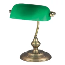 Asztali lámpa RÁBALUX Bank halogén E27 60W fém bronz Asztali lámpa RÁBALUX Bank halogén E27 60W fém bronz