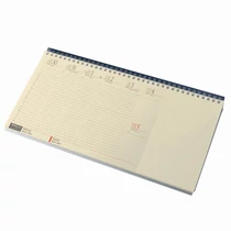 Asztali naptár kép nélküli REALSYSTEM fekvő sárga lapos blokktömbös kék 2026. Asztali naptár kép nélküli REALSYSTEM fekvő sárga lapos blokktömbös kék 2026.