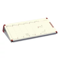 Asztali naptár kép nélküli TOPTIMER C050 fekvő sárga lapos bordó 2026. Asztali naptár kép nélküli TOPTIMER C050 fekvő sárga lapos bordó 2026.