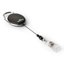 Azonosítókártya tartó DURABLE Style patentos kihúzható fekete