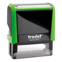 Bélyegző TRODAT Printy 4.0 4912 almazöld ház kék párna Bélyegző TRODAT Printy 4.0 4912 almazöld ház kék párna