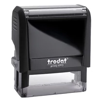 Bélyegző TRODAT Printy 4.0 4913 fekete ház piros párna Bélyegző TRODAT Printy 4.0 4913 fekete ház piros párna