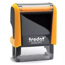 Bélyegző TRODAT Printy 4.0 4911 neon-narancs  ház kék párna Bélyegző TRODAT Printy 4.0 4911 neon-narancs  ház kék párna