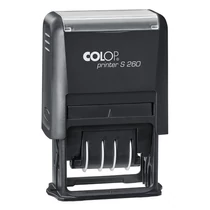 Bélyegző dátum COLOP Printer S260 fekete ház fekete párna