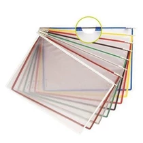 Bemutatótábla DJOIS A/4 álló felül nyitott szürke 10 darabos