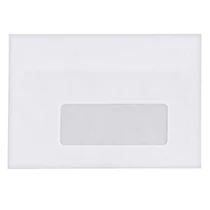 Boríték GPV LC/6 öntapadós bélésnyomott 114x162mm jobb ablakos 35x90mm J28A20 1000 darabos