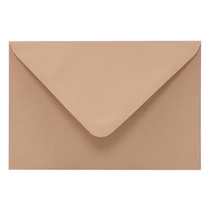 Boríték színes KASKAD LC/6 enyvezett 114x162mm 16 mokka 50 darabos