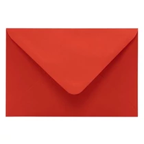 Boríték színes KASKAD LC/6 enyvezett 114x162mm 28 korallpiros 50 darabos