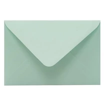 Boríték színes KASKAD LC/6 enyvezett 114x162mm 61 világos zöld 50 darabos