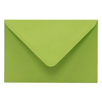 Boríték színes KASKAD LC/6 enyvezett 114x162mm 66 lime zöld 50 darabos