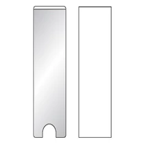 Címketartó tok DJOIS öntapadós gerincjelölő betétlappal 25x102 mm 12 darabos