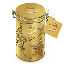 Csokoládé LINDT Lindor Tin válogatott csokoládé golyók fém díszdobozban 150 g