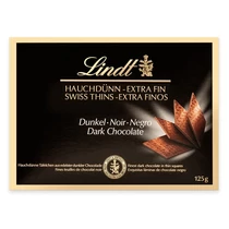 Csokoládé LINDT Thins Dark étcsokoládé lapocskák 125 g