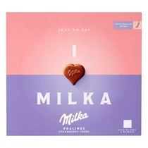 Csokoládé MILKA ILoveMilka epres krémtöltelékes 110 g