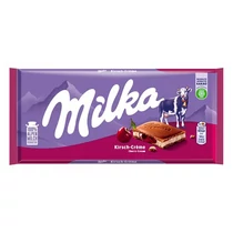 Csokoládé MILKA Meggyes-Krémtöltelékes 100 g Csokoládé MILKA Meggyes-Krémtöltelékes 100 g