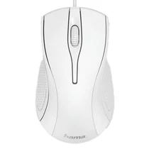 Egér vezetékes HAMA MC-200 USB 1200 DPI fehér