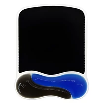 Egéralátét géltöltésű csuklótámasszal KENSINGTON DuoGel fekete-kék Egéralátét géltöltésű csuklótámasszal KENSINGTON DuoGel fekete-kék