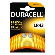Gombelem DURACELL LR43 2-es Gombelem DURACELL LR43 2-es