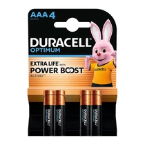 Elem mikro DURACELL Optimum AAA 4-es