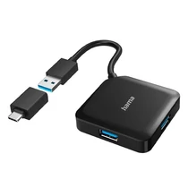 Elosztó HUB HAMA USB 3.2 + 4xUSB 3.2 Elosztó HUB HAMA USB 3.2 + 4xUSB 3.2