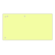 Elválasztócsík DONAU 105x235 mm karton sárga 100 darabos Elválasztócsík DONAU 105x235 mm karton sárga 100 darabos