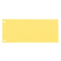 Elválasztócsík ESSELTE 105x240mm karton sárga 100 darabos