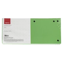 Elválasztócsík OPTIMA 105x240mm zöld 100 darabos